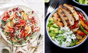 Sałatka z kurczakiem: 250 czy 900 kcal? Zrób ją zdrowo!