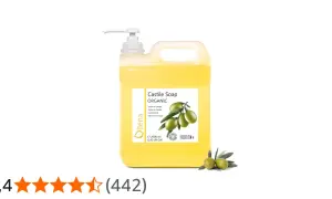 Grande flacone di sapone di Castiglia biologico, ideale per la pulizia del corpo e della casa. Sapone di castiglia a cosa serve? A tutto!