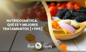 Descubre qué es la nutricosmetica y sus tratamientos. Pastillas y frutas en primer plano.