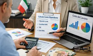 Analisi del costo del lavoro: da RAL a costo aziendale, con grafici e calcolatrice.