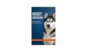 Un perro de Groenlandia, un Husky Siberiano con ojos de distinto color, en la portada de una guía para dueños primerizos.