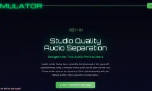 Stemulator offers free vocal remover software for studio-quality audio separation. Launch app to isolate vocals, drums, and more.