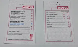 Zawieszka wymiany oleju MOTUL – niezawodny wybór do warsztatu