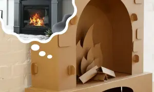 Atrapa kominka z kartonu: Jak zrobić? Prosty poradnik DIY