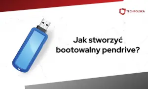 Niebieski pendrive, gotowy do stworzenia dysku rozruchowego. Jak przygotować bootowalny pendrive?