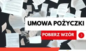 Ulotne dokumenty, wśród nich umowa pożyczki. Pobierz wzór.