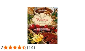 Copertina libro "Ricette Salentine Tradizionali" con immagini di piatti tipici, tra cui pasta e sugo, verdure e pane. Un invito a scoprire i sapori autentici dei maritati alla salentina.