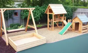 Drewniany plac zabaw DIY: Przewodnik krok po kroku i bezpieczeństwo