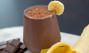 Batido de chocolate y plátano: El secreto de la cremosidad