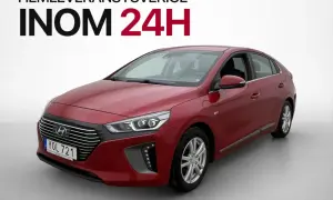 Röd hyundai ioniq begagnad, hemleverans inom 24h i Sverige.