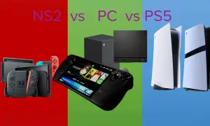Nintendo Switch, Steam Deck, Xbox Series X, i PlayStation 5.