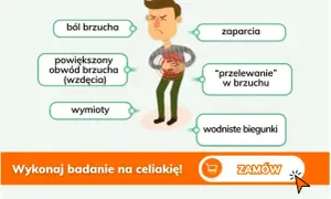 Ból brzucha, wzdęcia, wymioty? Sprawdź, czy badania na celiakię są refundowane i zamów test.