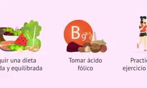 Dieta equilibrada, ácido fólico y ejercicio: trucos para quedarse embarazada a la primera.