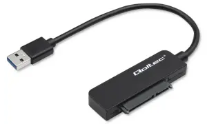 Adapter USB na SATA. Pozwala podłączyć dysk twardy do komputera przez wejście SATA.