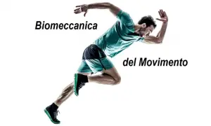 Atleta in corsa, studio della biomeccanica del movimento.