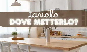 Tavolo in cucina: scopri come posizionare il tavolo per ottimizzare lo spazio e creare un ambiente accogliente.