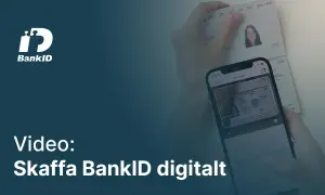 Skaffa BankID digitalt genom att fotografera ditt pass med mobilen. Enkel identifiering på flera enheter.
