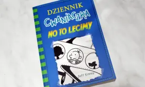Okładka książki "Dziennik Cwaniaczka" z rysunkami Jeffa Kinneya.