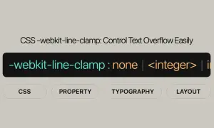 CSS -webkit-line-clamp : none | <integer>. Contrôle le texte qui dépasse facilement.
