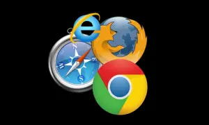 Ikony przeglądarek Internet Explorer, Firefox i Chrome oraz kompas. Jak ustawić przeglądarkę w telefonie? Wybierz swoją drogę!