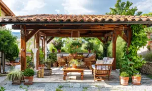 Wiata tarasowa drewniana: Jakie altany drewniane są najlepsze na taras?