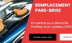 Outil de pose sur pare-brise. Remplacement pare-brise en centre ou à domicile. Profitez d'un cadeau offert !