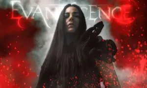 Amy Lee z Evanescence, w mroku i czerwonych iskierkach, zapowiada "The Bitter Truth".
