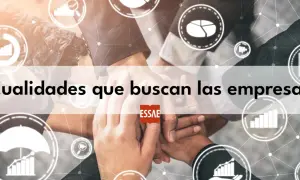 Manos unidas, símbolo de trabajo en equipo. Las empresas buscan cualidades como la colaboración y el crecimiento.