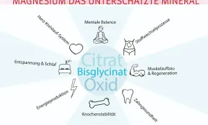 Magnesium unterstützt Muskelaufbau, Regeneration, Energie, Herz, Schlaf, Knochen & Zähne. Ein unterschätztes Mineral!