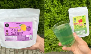 Fajna Duo Galaretka - mango i marakuja. Sprawdź, ile kcal ma proszek galaretki, by cieszyć się smakiem bez wyrzutów sumienia.