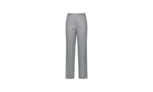 Eleganckie, szare spodnie w prążki Gerry Weber. Klasyczny krój, idealne do biura i na specjalne okazje.