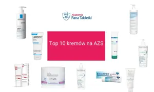 Krem na atopowe zapalenie skóry to ratunek dla wrażliwej skóry. Na zdjęciu produkty z serii "Top 10 kremów na AZS".