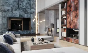 Metamorfoza ściany w salonie: 15+ pomysłów i trendy 2026