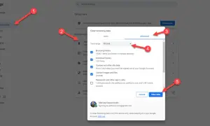 Jak wyczyścić cache Chrome: w Ustawieniach wybierz "Prywatność i bezpieczeństwo", a następnie "Wyczyść dane przeglądania". Wybierz zakres czasu i dane do usunięcia.
