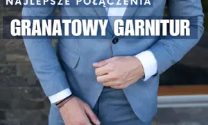 Mężczyzna w szarym garniturze i białej koszuli. Podpowiadamy, jaka koszula do granatowego garnituru pasuje najlepiej.