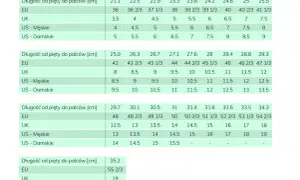 EU 43 na US: Męski 9.5-10, Damski 11.5-12. Jak dobrać idealnie?