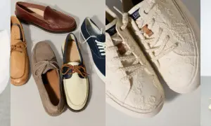 Jakie buty do sukienki ecru? Zobacz stylowe mokasyny, trampki i espadryle w różnych kolorach i wzorach.