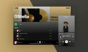 Spotify artist page for ØStella, showing popular tracks like "Fighting To Get Along." This is how to release a single.
