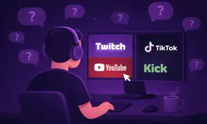 Streamer überlegt, wie er mit Twitch, YouTube, TikTok und Kick Geld verdienen kann.