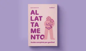 Copertina del libro "Allattamento: Guida completa per genitori", con illustrazione di una madre che tiene in braccio il suo bambino. Utile per chi cerca informazioni sull'orario allattamento.