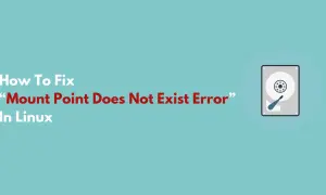 Jak naprawić błąd "mount point does not exist" w Linuksie. Grafika przedstawia dysk twardy.