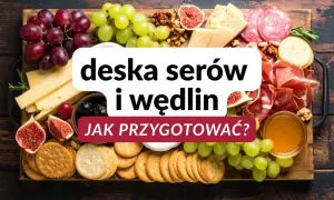 Apetyczna deska serów i wędlin z winogronami, figami i miodem. Idealna na spotkanie z przyjaciółmi.
