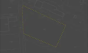 Mapa ewidencyjna z zaznaczoną działką 258/1. Jak znaleźć właściciela działki? Sprawdź numer ewidencyjny i sąsiednie działki.
