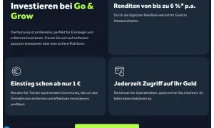 Erfahrungen mit Bondora Go & Grow: Renditen bis 6% p.a., Einstieg ab 1€, jederzeit Zugriff. Passives Investieren leicht gemacht.