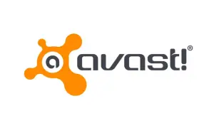 Pomarańczowe logo Avast z napisem "avast!". Program Avast Cleanup Premium dba o czystość i wydajność komputera.