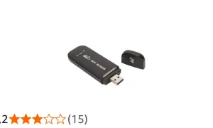 Czarny wifi dongle 4G LTE, modem USB do internetu. Co to jest? To przenośne urządzenie.