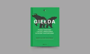 Okładka książki "Giełda" z bykiem i niedźwiedziem.