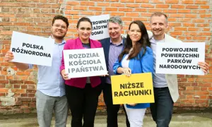 Polska 2050 prezentuje program: rozdział kościoła od państwa, niższe rachunki, podwojenie parków narodowych i polską różnorodność.