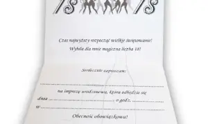 Jak napisać zaproszenie na 18 dla chrzestnej, które zachwyci?