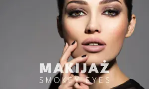 Kobieta z perfekcyjnym makijażem smokey eye. Zobacz, jak wykonać go krok po kroku.